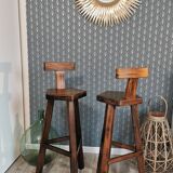 Pair of high stools