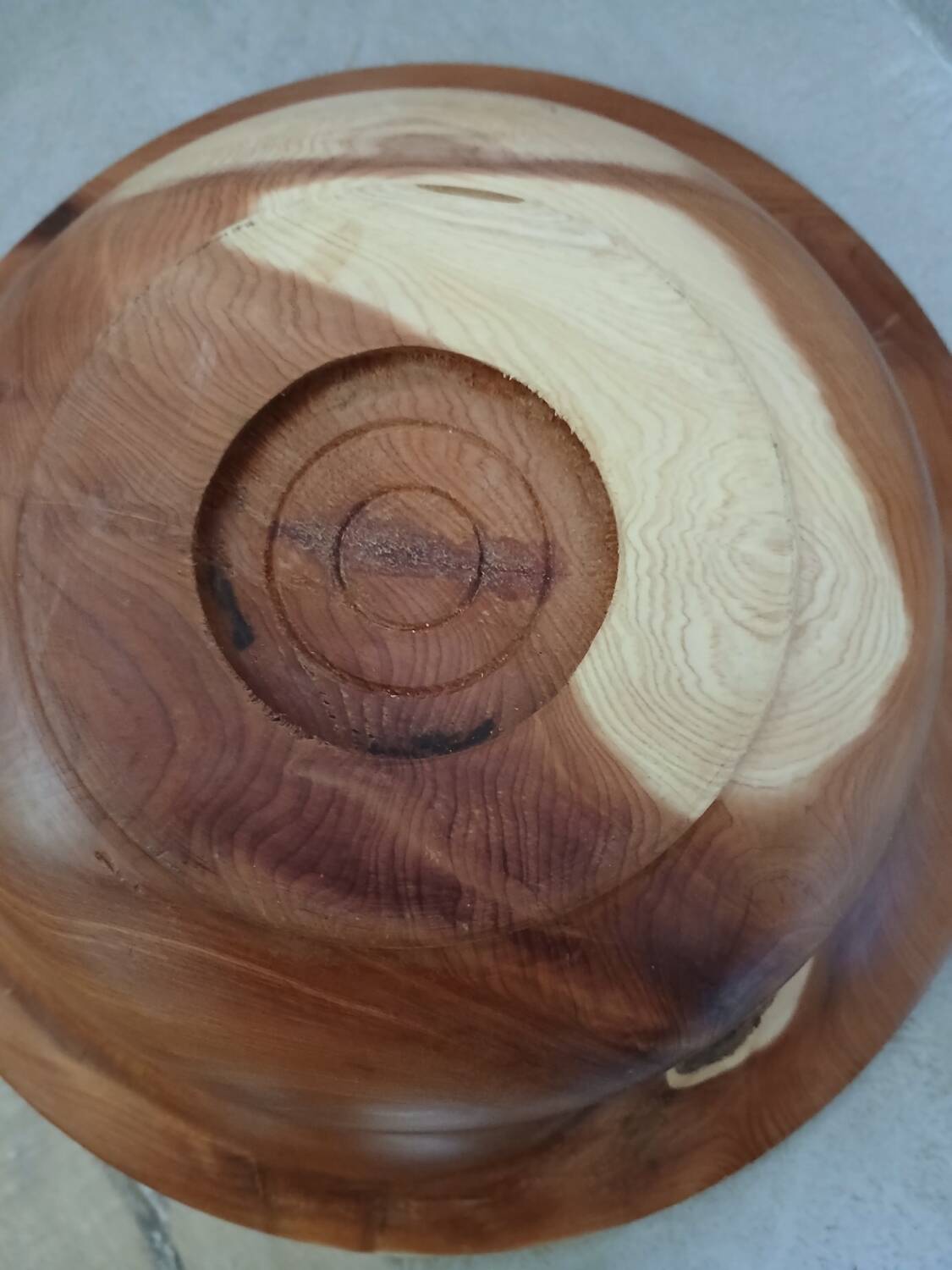 Olive wood salad bowl/cup