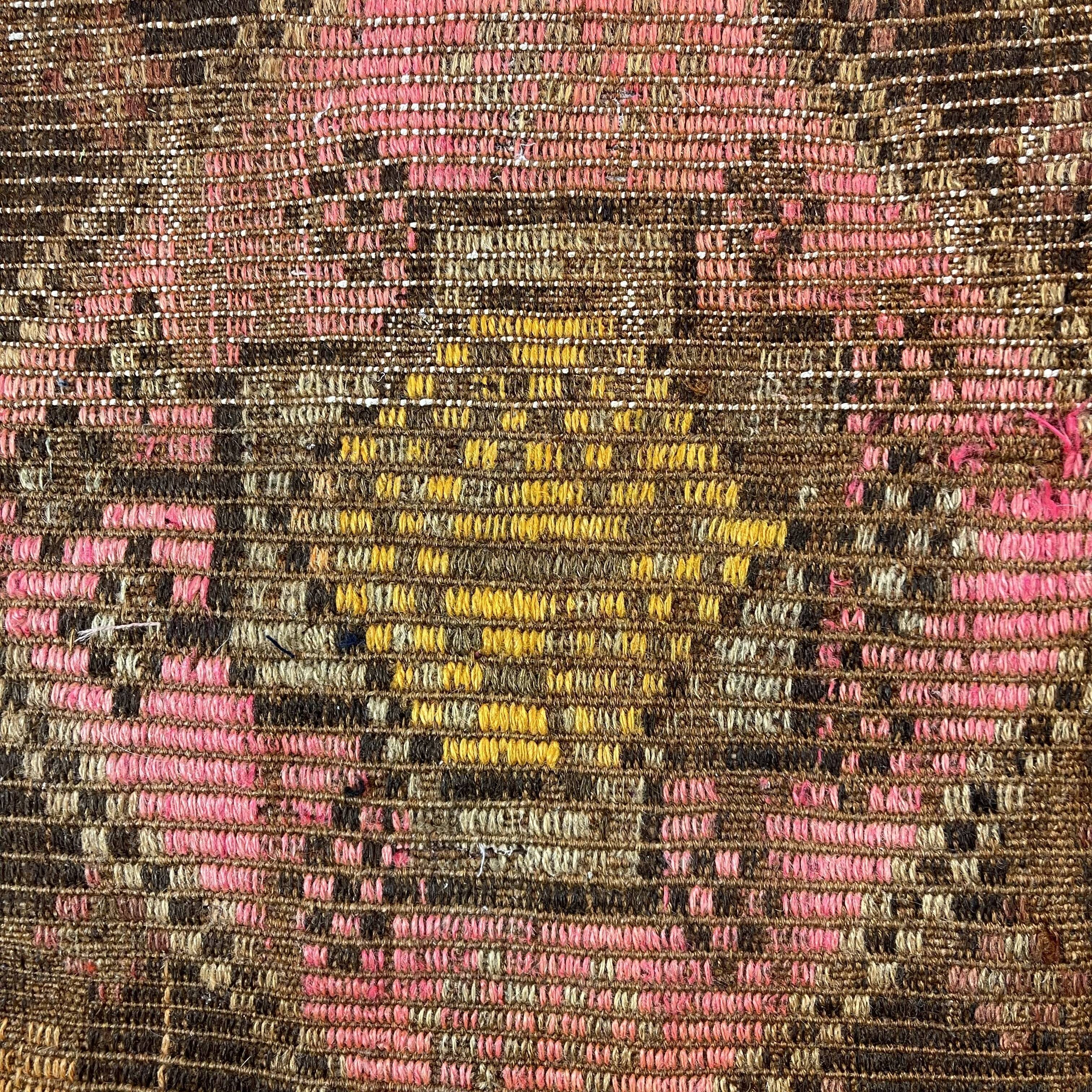 Vintage Turkish Mini Kilim Rug , 93 x 52 Cm