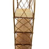 Étagère en Rotin des années 60 France