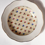 Service of 12 hollow porcelain plates S.F.P. Société Française de Porcelaine