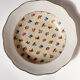 Service of 12 hollow porcelain plates S.F.P. Société Française de Porcelaine