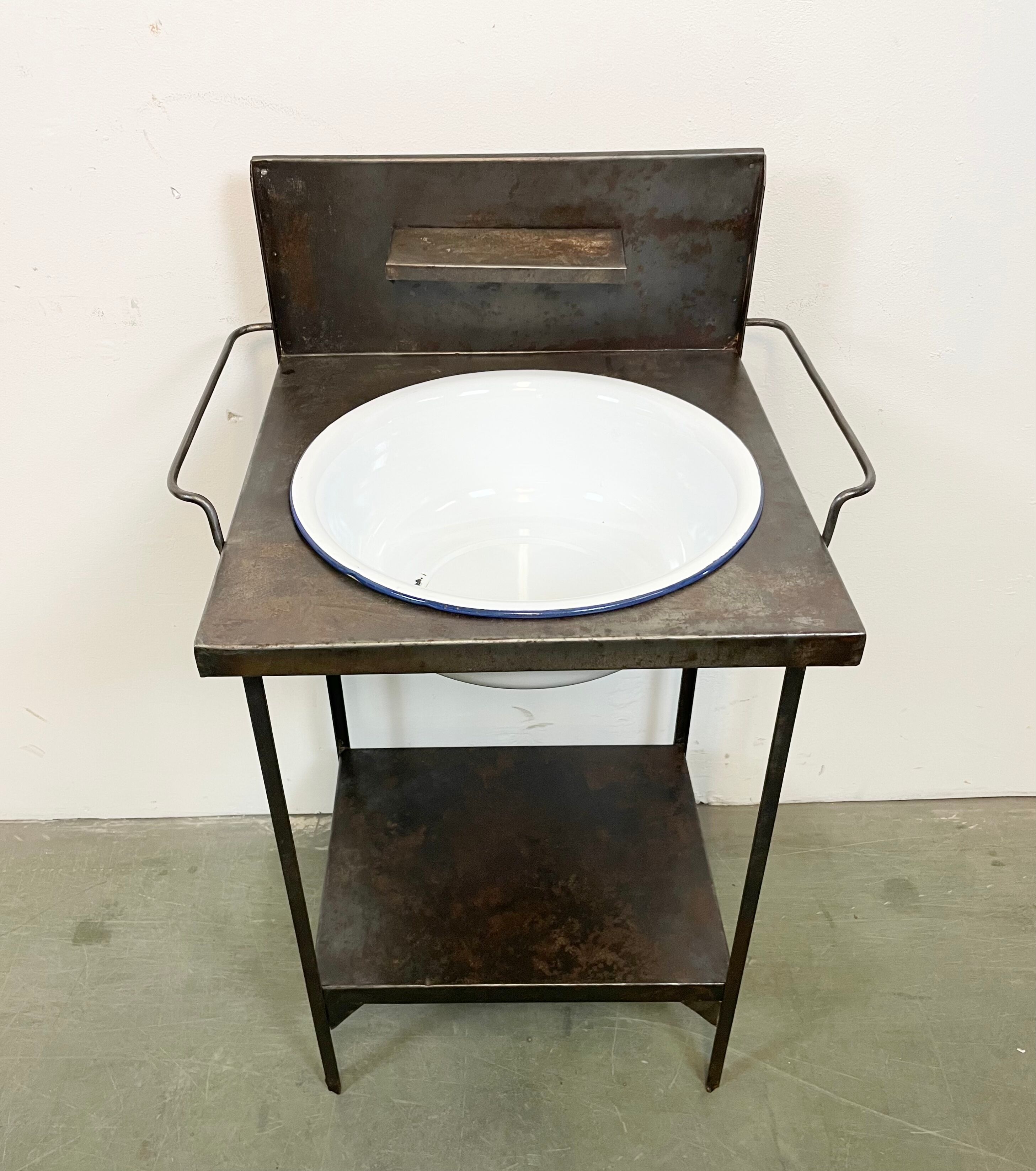 Vintage Industrial Hospital Wash Basin, 1960s