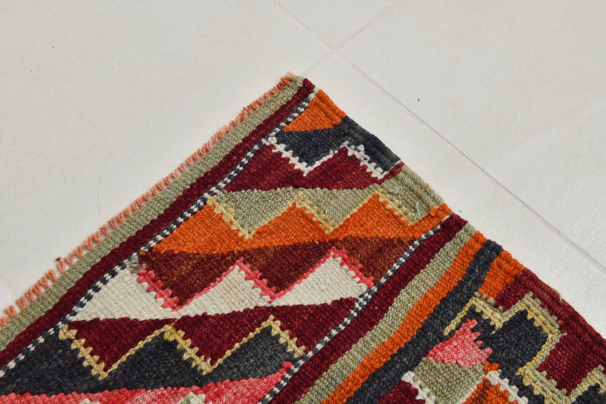 3x10 Vintage Kilim Runner Rug, 94x304Cm