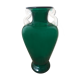 Vase en verre vert foncé