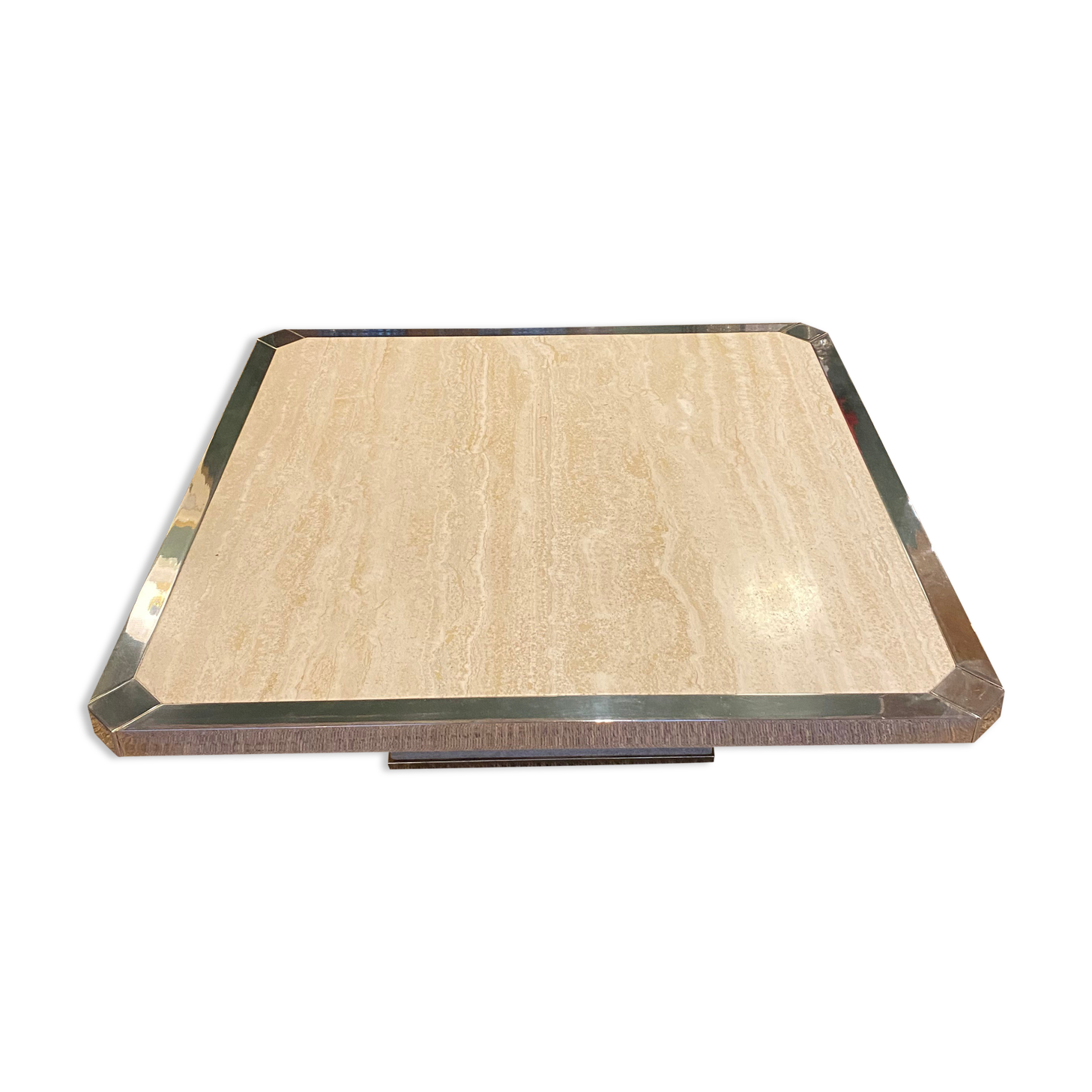 Vintage travertine coffee table
