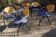Set of 6 Vepa Alpine stackable armchairs/ conference chairs, Memphis Style