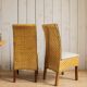 Paire de chaises en rotin