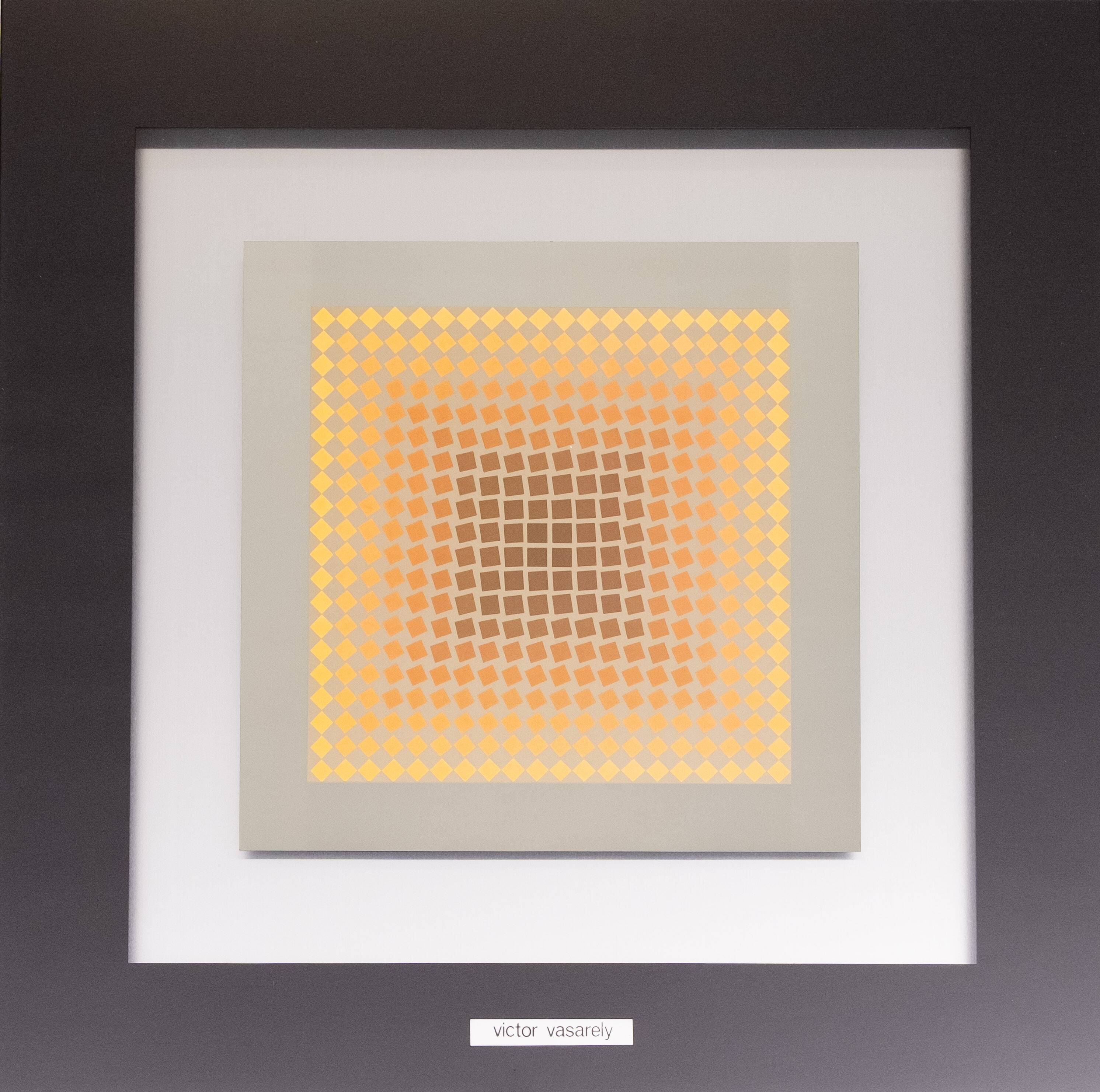 Victor Vaserely Heliogravure Print 1972