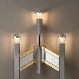 3-light wall lamp – G. Sciolari for Boulanger – Circa 1970