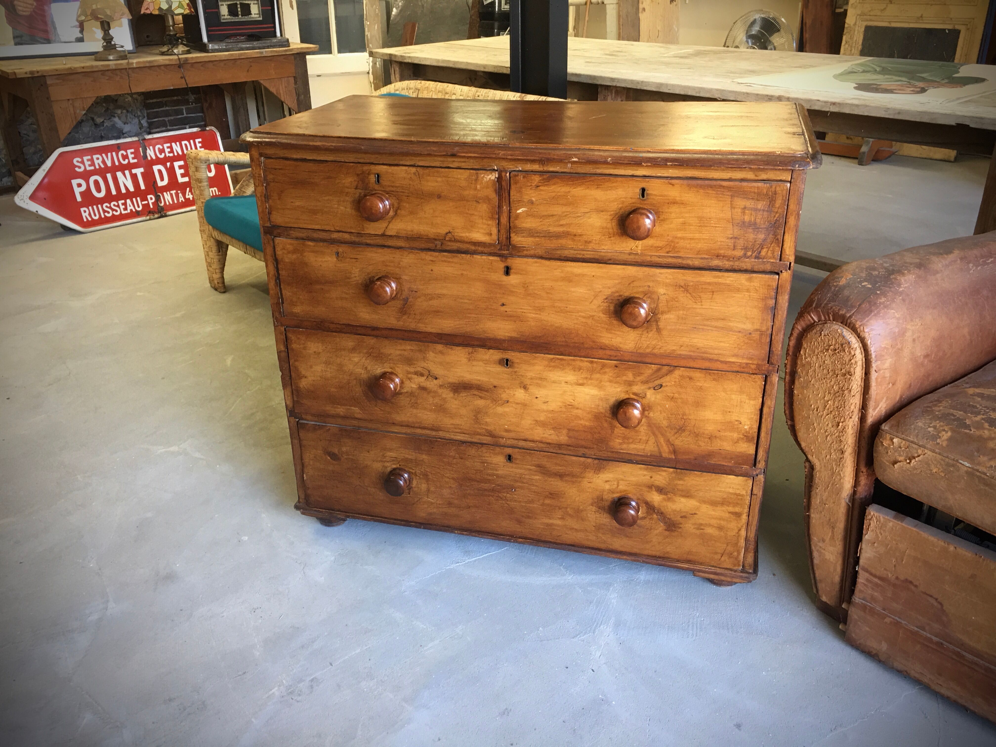 Chest of drawers late XIX early XX