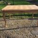 Louis XV style table in stripped and lightened oak