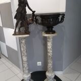 Pair of marble columns year 1950