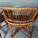 Paire de fauteuils en rotin 1930