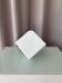 Vintage Jingdezhen Porcelain Bud Vase | White Geometric Minimalist Vase