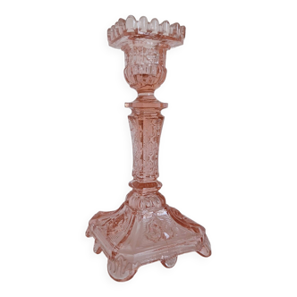 Vintage pink Portieux candle holder