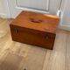 Coffre caisse boîte à outils en bois vintage