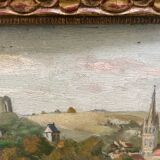 Tableau vue de Palaiseau J.Ansel 1955