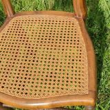 Pair of Louis Philippe cane chairs late 19th century