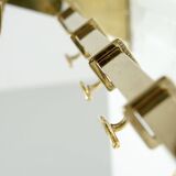 Complete brass coat rack, Italy 1950s.