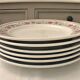 Assiettes plates porcelaine