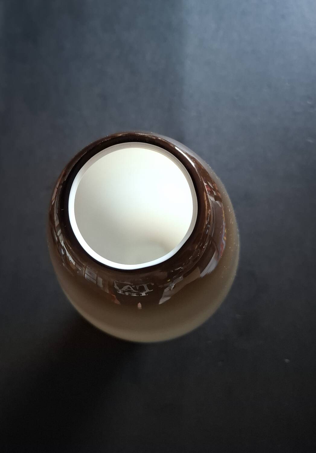 Contemporary opaline vase