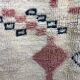 Old Berber carpet Marmoucha with pink and black patterns 2,82x2,11m