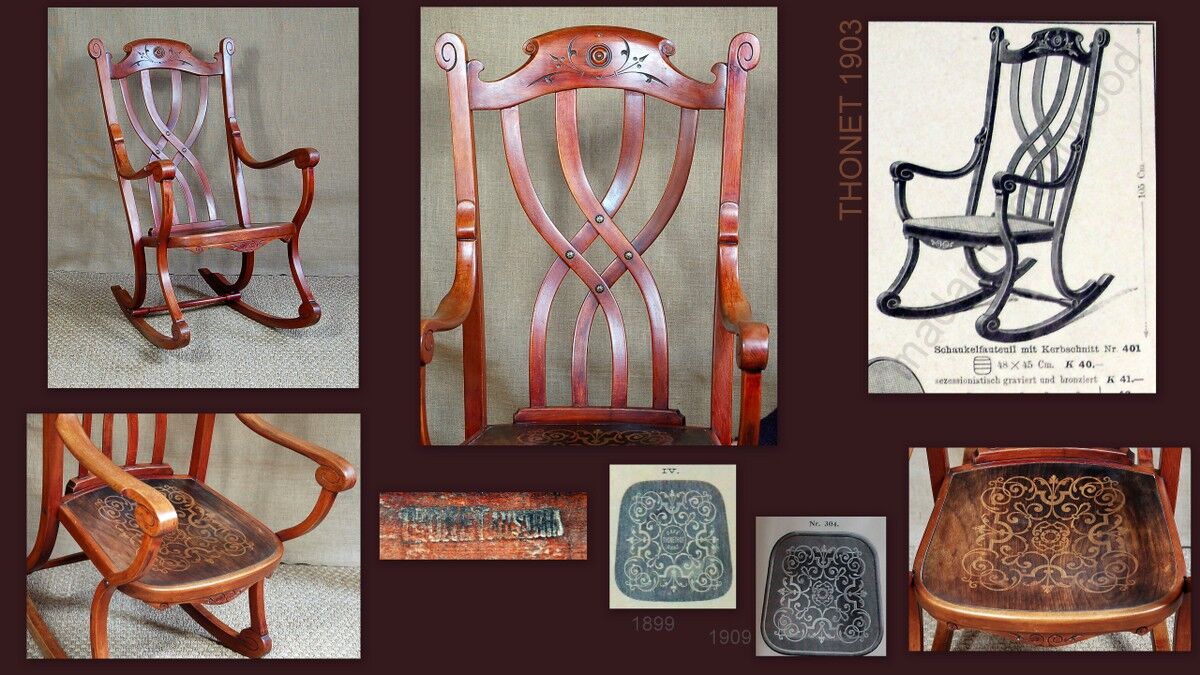 Rocking-Chair THONET early 20th century