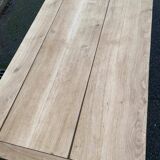 Renovated farmhouse table in solid oak from the 18th century, 240cm.