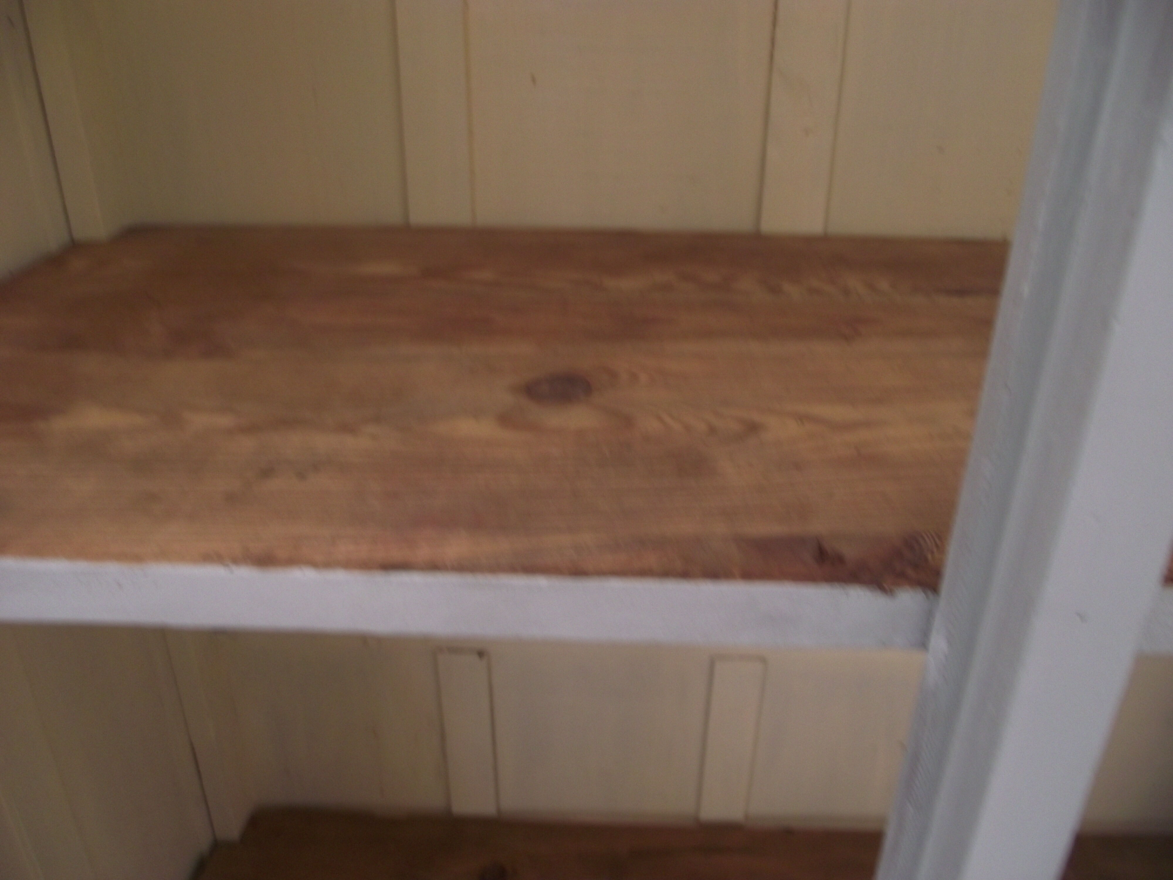 Parisian wardrobe in painted fir from the 30s 40s