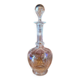 Chic vintage carafe in chiseled glass