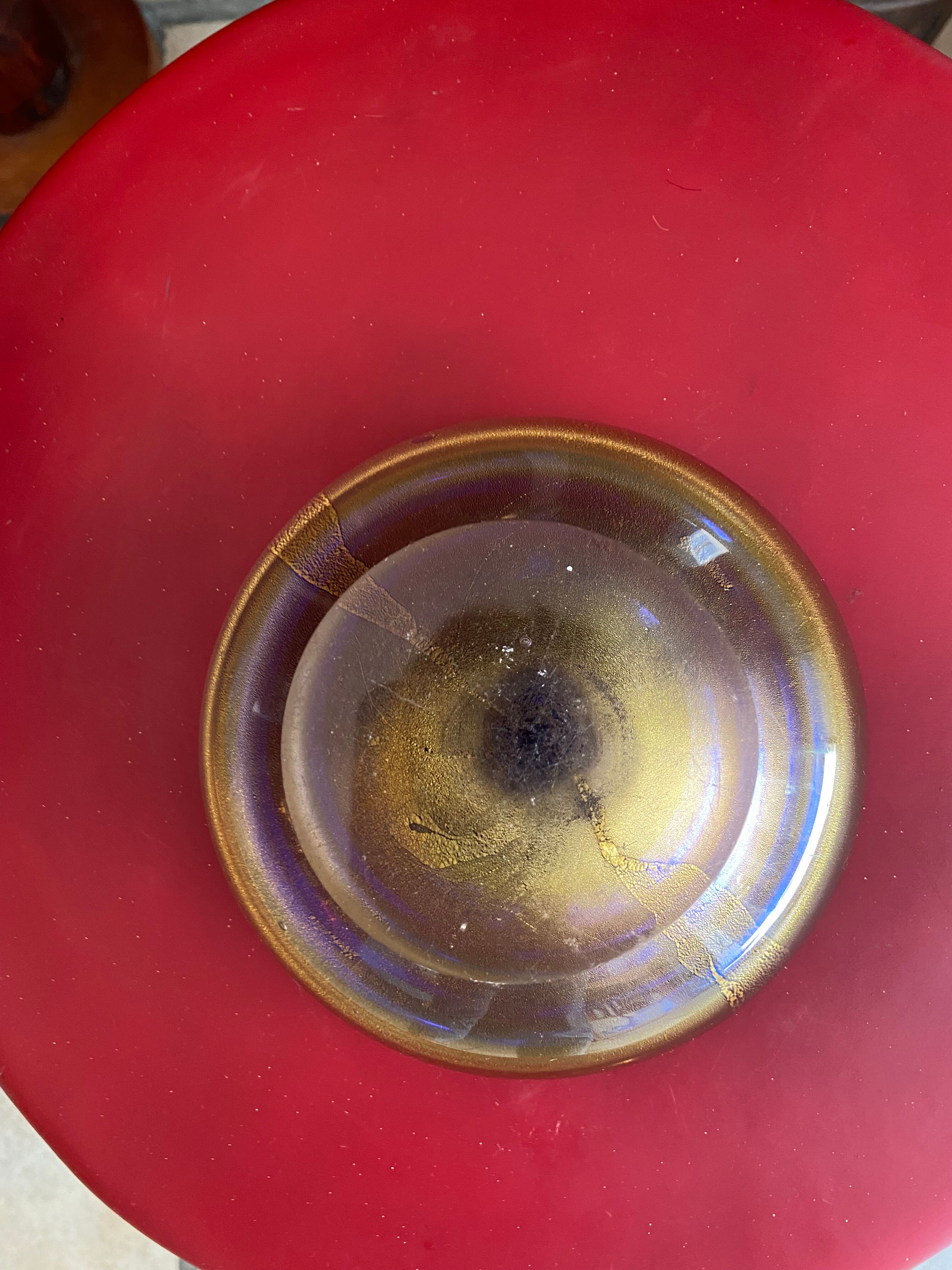 Murano glass ashtray