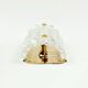 Mid Century Scandinavian Glass & Brass Wall Light by C. Fagerlund, 1960s