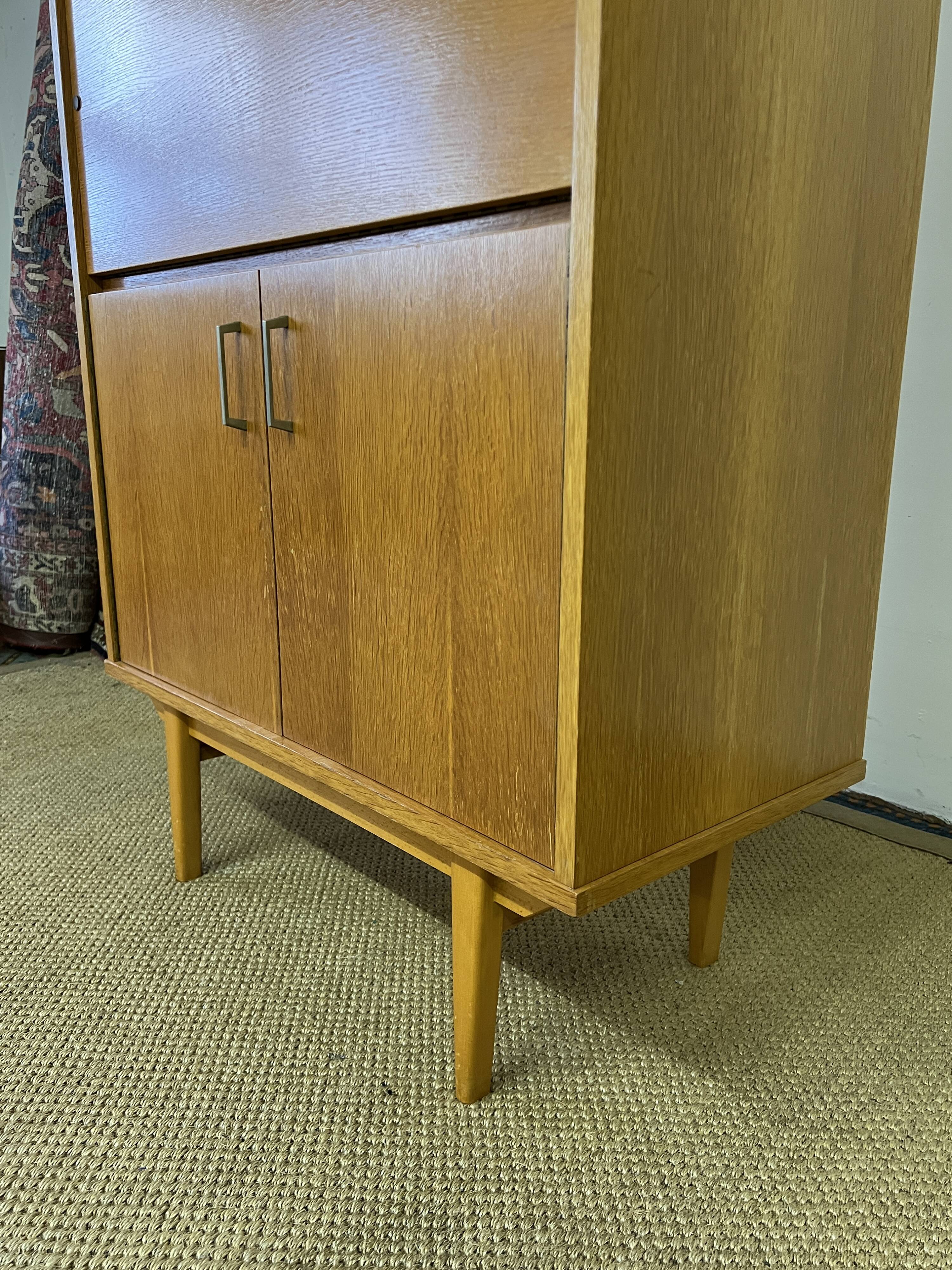 Small vintage secretary cabinet