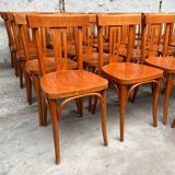 Set of 32 vintage bistro chairs