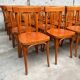 Set of 32 vintage bistro chairs