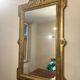 Large gilded antique mirror