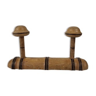 Vintage wooden coat rack