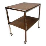 Modernist mobile table or bar Denmark 1970s.