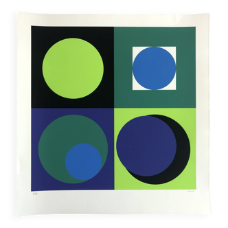 Geneviève claisse, untitled, 2014. original screenprint signed in pencil