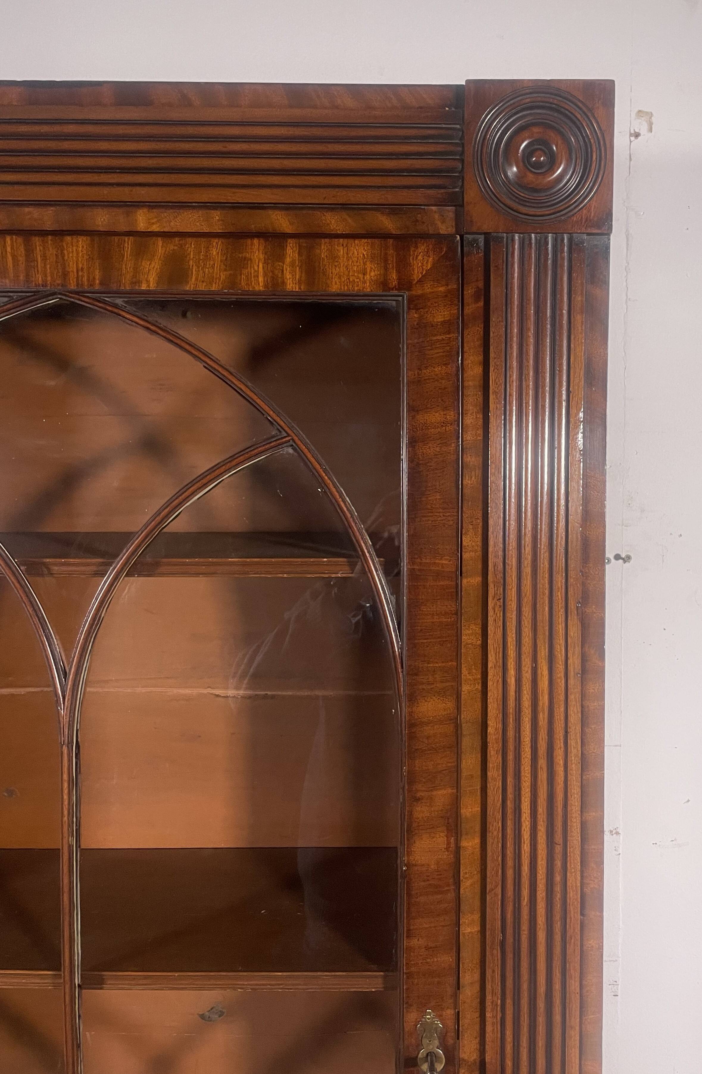 early 19th century mahogany bookcase