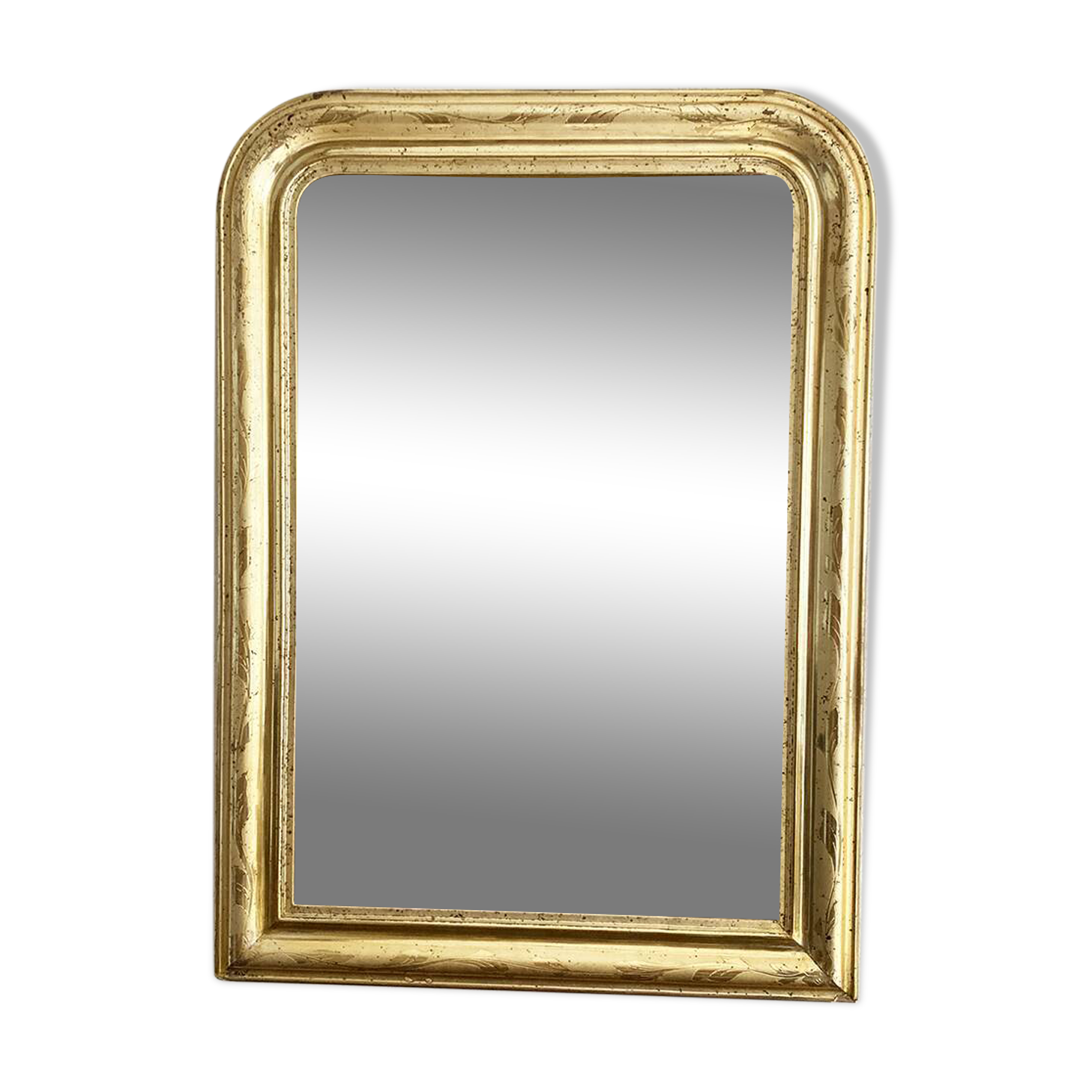 Louis-Philippe style gilded mirror
