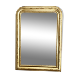 Louis-Philippe style gilded mirror
