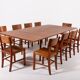 Large Danish Mid-Century Modern dining set from Illums Bolighus, 1960’s