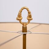 Lampadaire Empire en bronze doré, France, années 1950