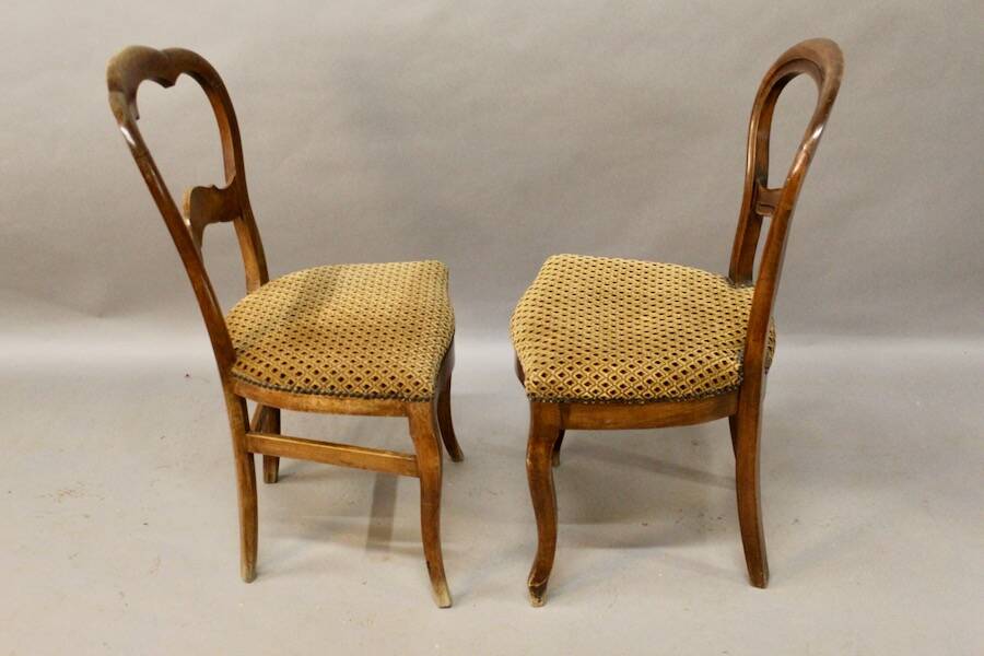 Set of two antique 19th century chairs