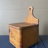 Old wooden salt box