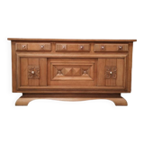 Sideboard buffet oak charles dudouyt art deco 1940