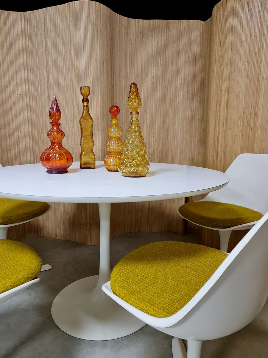 Vintage dining set 'space age' Arkana Maurice Burke