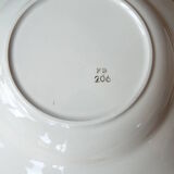 Set of 8 soup plates